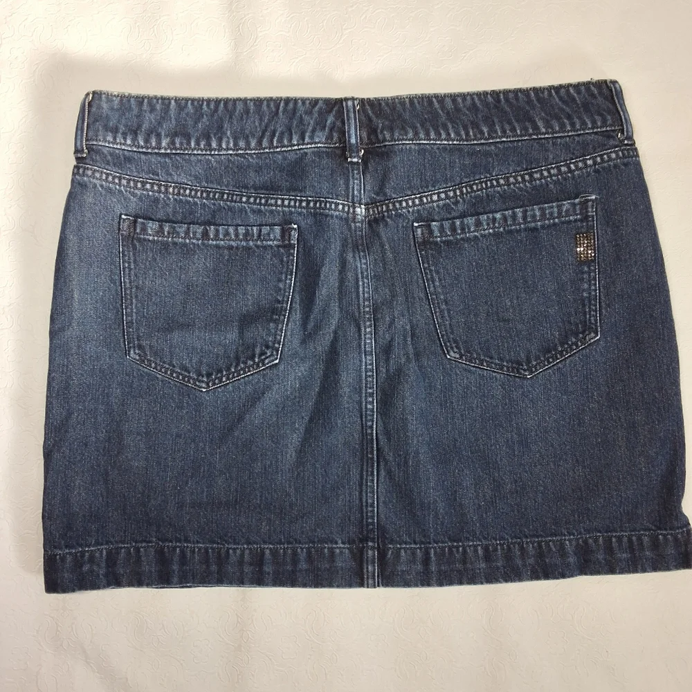 Old Navy Jeans Skirt Blue Color Plus Size 16